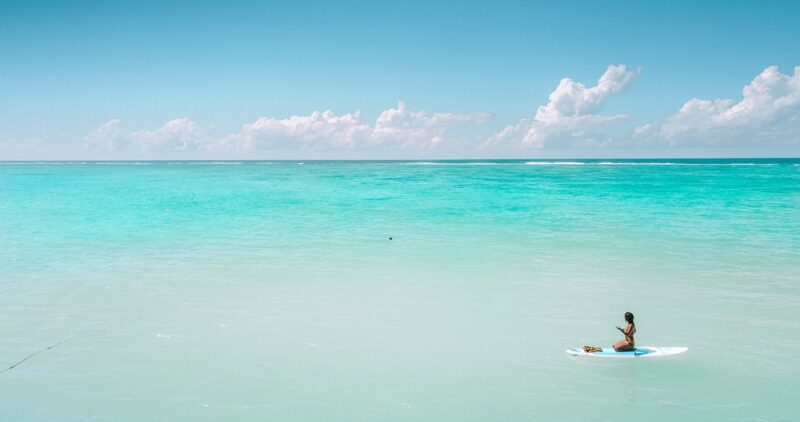 paddle in indie marea cmauritius