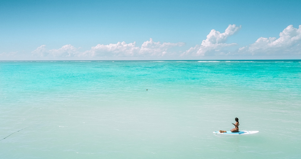 paddle in indie marea cmauritius